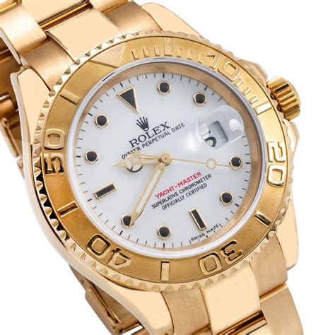 rolex 18 carat yellow gold yachtmaster|rolex yachtmaster bracelet.